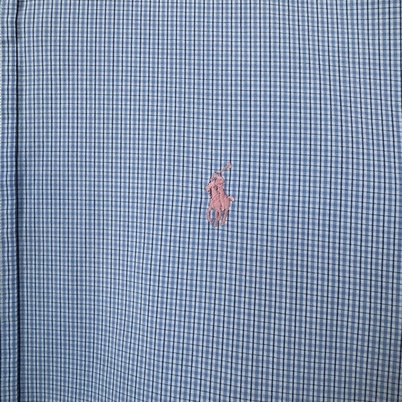 Ralph Lauren Men’s Button Down Dress Shirt Size Large - Picture 3 of 6